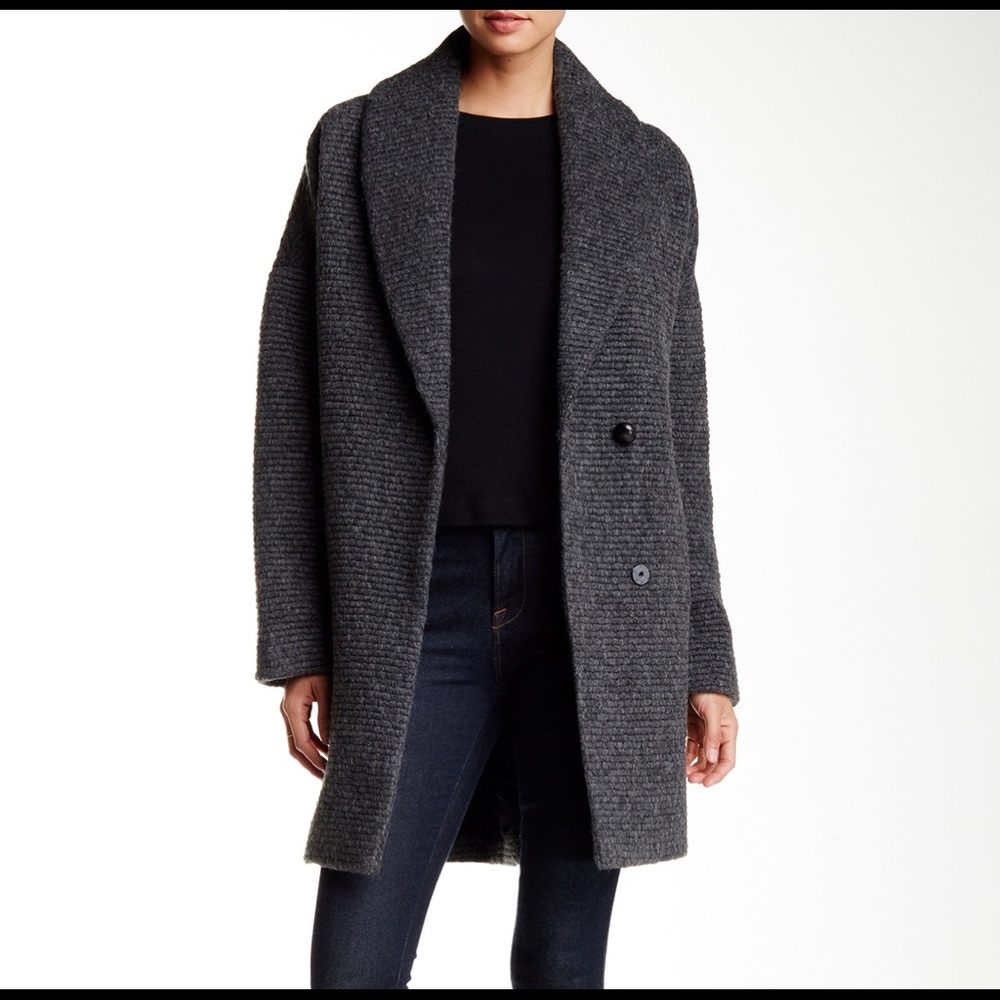 7 For All Mankind Women’s Wool Cocoon Coat